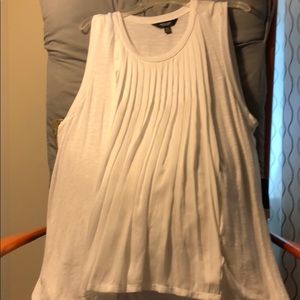 Simply Vera Vera Wang sleeveless draped PXL shirt